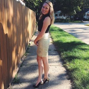 Black and gold 4c dress